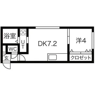 グランデ円山【4階】の間取り