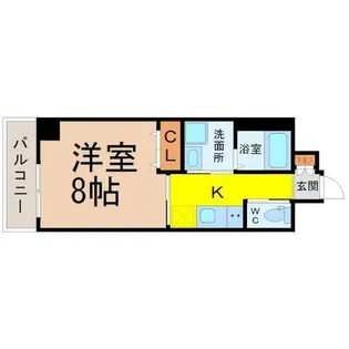 BERG IZUMI(ベルグ泉)【9階】の間取り