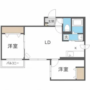 ヴィラNK1【3階】の間取り