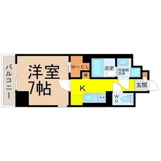 ヴェルドミール【7階】の間取り