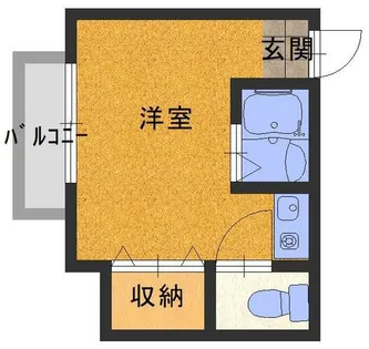 コロナハイツ【5階】の間取り