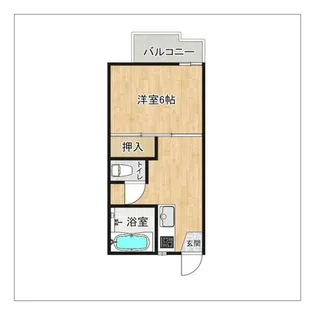 コーポ武内【104号室】の間取り