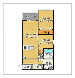 新築 robot home 箱崎宮前II【1階】の間取り