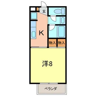 ラーナ【1階】の間取り