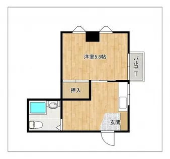 たからべビル【405号室】の間取り