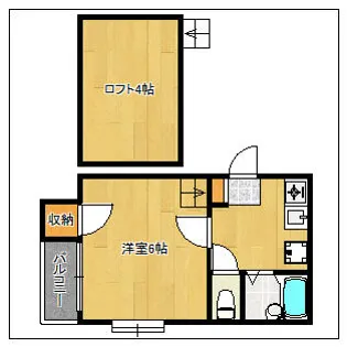 レジデンス博多南【102号室】の間取り