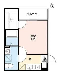 大阪府大阪市旭区高殿6丁目【アパート】の間取り