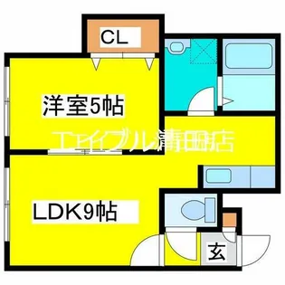 CASA ROSSO(カーサロッソ)【2階】の間取り