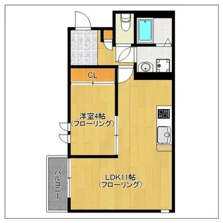 Grandtic Bruno【1階】の間取り
