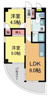 ベルメゾン西宮【3階】の間取り