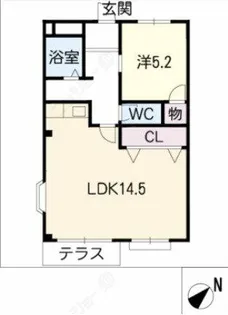 エルディム新栄 A【106号室】の間取り