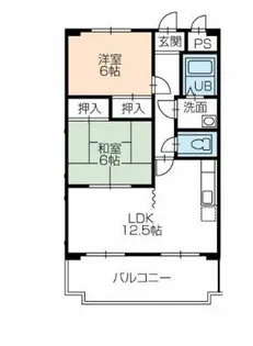 ヴィラシャルマン【2階】の間取り