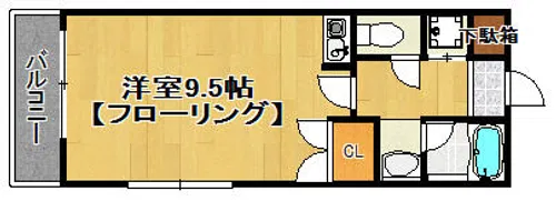 エテルナ愛宕【401号室】の間取り