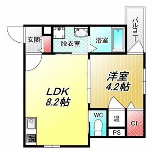 GranClass八尾恩智【3階】の間取り