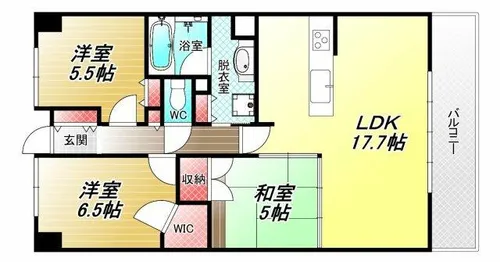 メガシティタワーズ【28階】の間取り