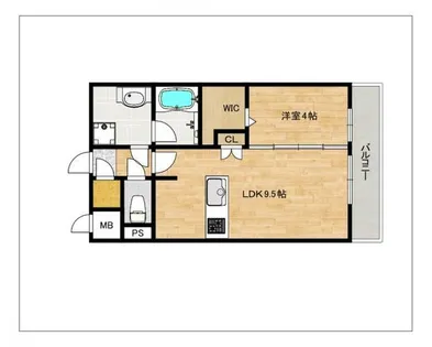 S-RESIDENCE薬院aureate【703号室】の間取り