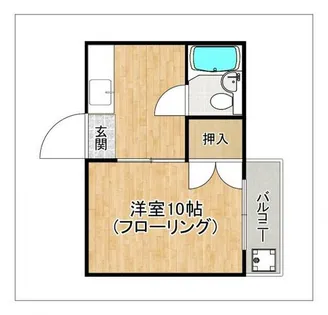 木下コーポ【303号室】の間取り
