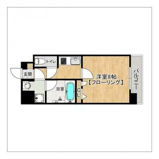 アクアシティ天神ノース【6階】の間取り