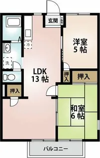 エクセルコート【2階】の間取り