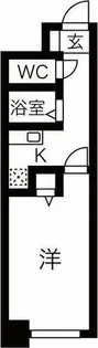 1Kの間取り画像