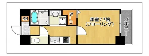 リューデサンテ【702号室】の間取り