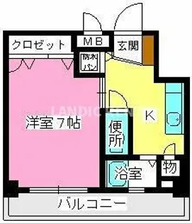 ソシア博多【5階】の間取り