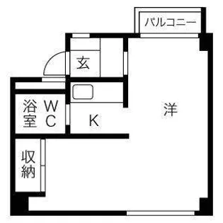 アサヒコートハウス【2階】の間取り