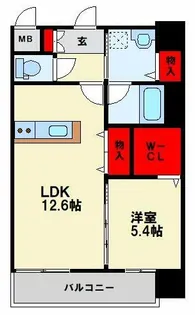 仮)RISO/CORE黒崎【12階】の間取り