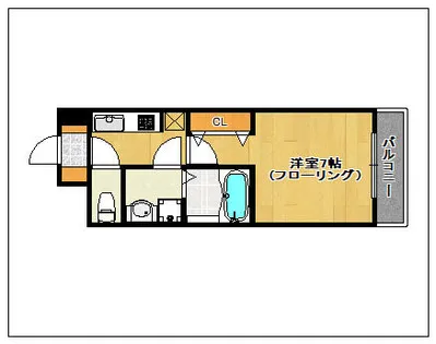 バンブーII【202号室】の間取り