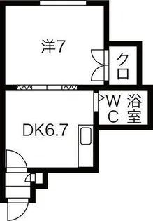 プレサント南10西11【1階】の間取り