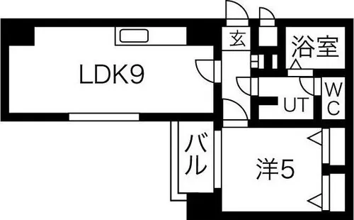 ベルヴィコート豊平IV【3階】の間取り