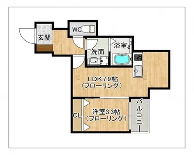 Hale Lea春日【202号室】の間取り