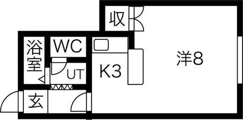 メゾニティサエキI【2階】の間取り