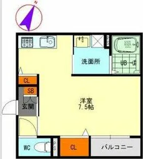 LISIN【3階】の間取り