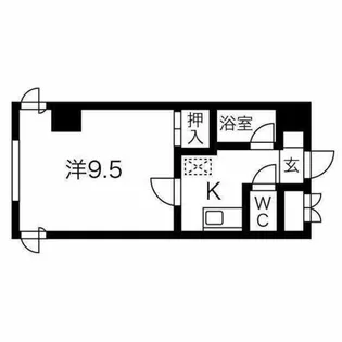 フロンティア161【5階】の間取り