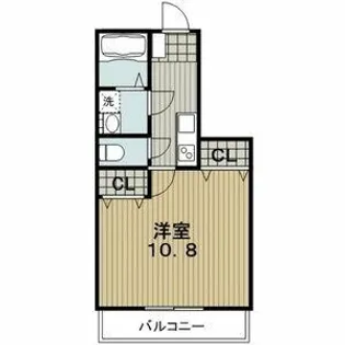 ハイツ田戸II【2階】の間取り