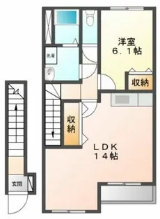 ネーブルソフィア藤江【2階】の間取り
