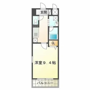 セジュールCR【5階】の間取り