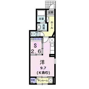 アルカンシェル宰府【1階】の間取り