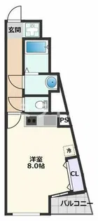 ライズ山手【2階】の間取り