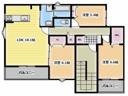 M-Premier村野東町【3階】の間取り