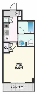 ハイムタケダT-10【3階】の間取り