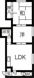 ノースヴィラ55【2階】の間取り