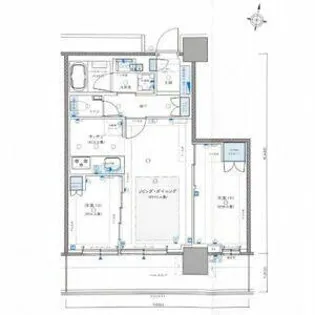 ライオンズタワー札幌【16階】の間取り