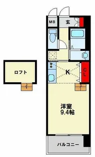 仮)RISO/CORE黒崎【5階】の間取り