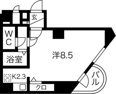 ベルヴィコート豊平IV【5階】の間取り