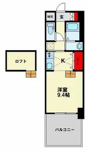 仮)RISO/CORE黒崎【3階】の間取り