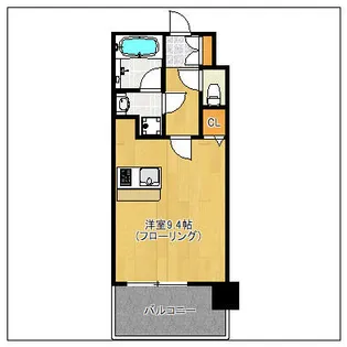 アクタス博多パークシティ【5階】の間取り