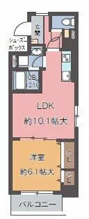 Vista YuA【2階】の間取り