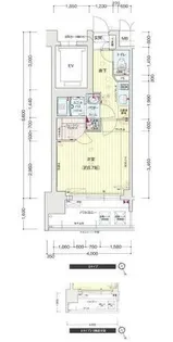 プレサンス栄ライズ【1005号室】の間取り